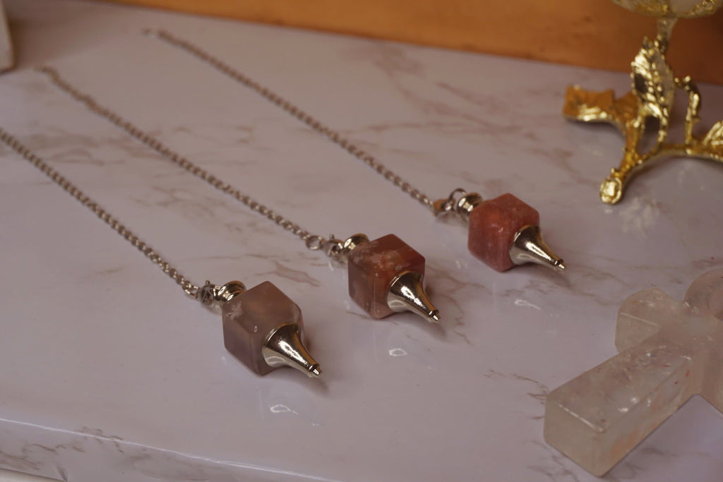 Flower Agate Pendulum