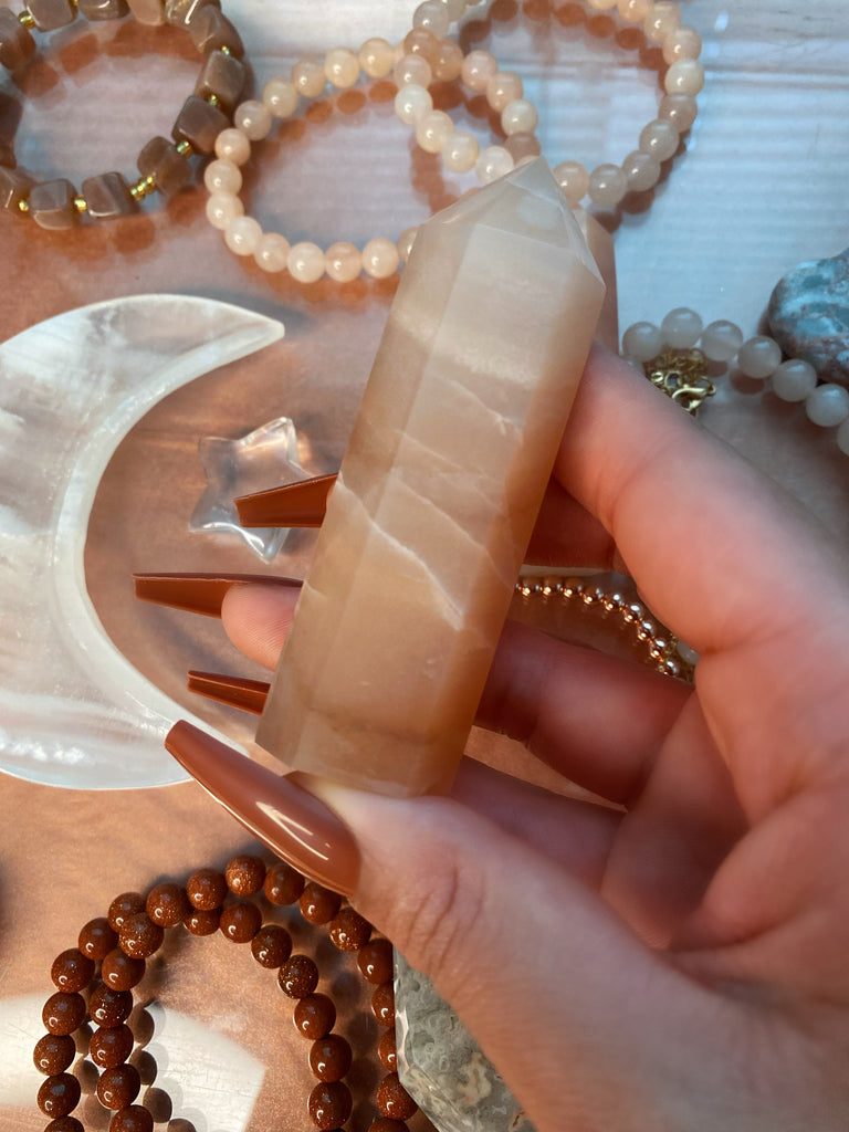 Peach Aventurine Crystal Towers
