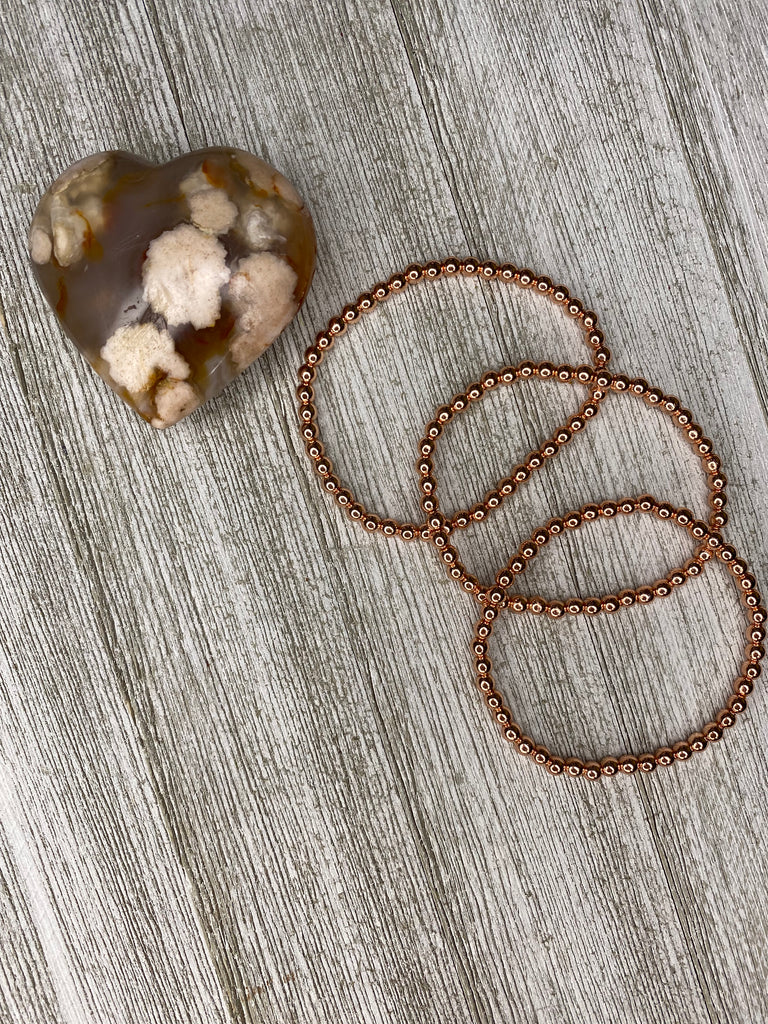 Rose Hematite Crystal Bracelets- Courage, Strength & Endurance